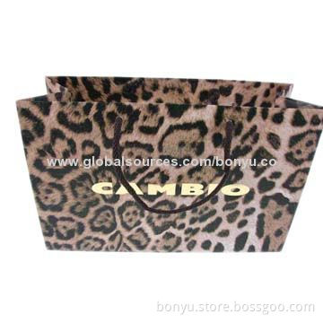 Paper Gift Bags, Recycled Paper and Eco-friendly Material, Suitable for Shopping Purpose